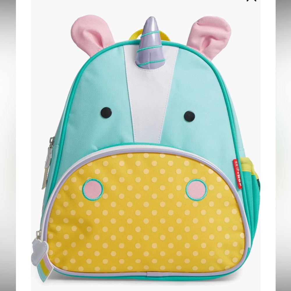 Unicorn Backpack with Yellow Interior SKIP HOP ZOO